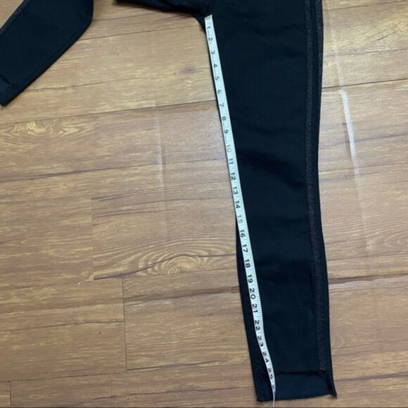 MOTHER High Waisted Looker Ankle Guilty Party Racer Women Size 25 - Picture 7 of 10